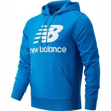 Trui New Balance Men Essentials Pullover Hoodie Wave Blue