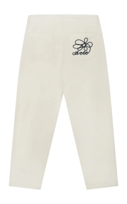 Pants Arte Antwerp Men Embroidery Pocket Cream