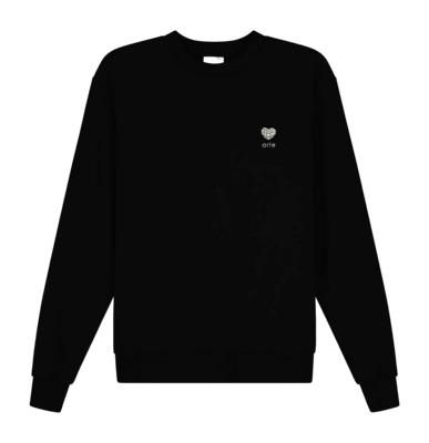 Crewneck Arte Antwerp Men Heart Flower Black