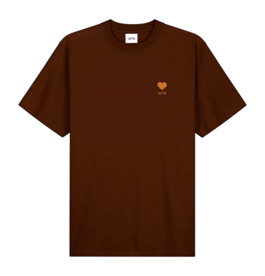 T-Shirt Arte Antwerp Homme Heart Logo Brown