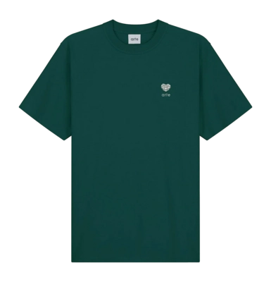 T-Shirt Arte Antwerp Men Heart Logo Green