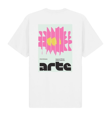 T-Shirt Arte Antwerp Men Flower Poster White