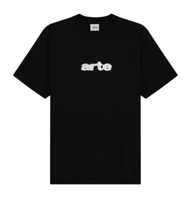 T-Shirt Arte Antwerp Men Blur Embroidery Black