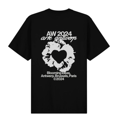 T-Shirt Arte Antwerp Men Rose Black