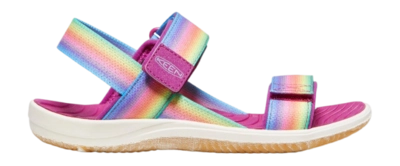 Sandals Keen Kids Elle Backstrap Rainbow Festival Fuchsia