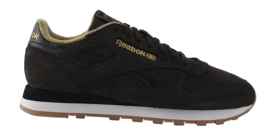 Reebok Men Classic Leather Dark Matter Black Khaki Brown