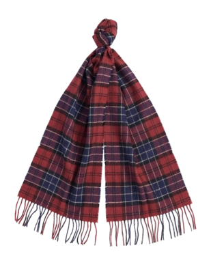 Echarpe Barbour Unisex Tartan Lambswool Cordovan