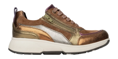 Sneaker Xsensible Stretchwalker Valletta Damen Bronze Combi