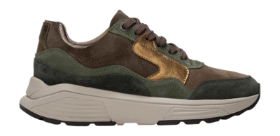 Sneaker Xsensible Women Golden Gate Stretchwalker Moss Combi