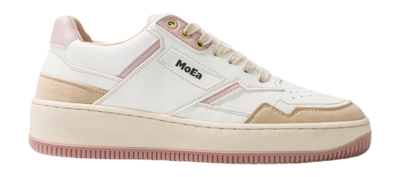 Baskets MoEa Unisexe GEN1 Corn White Pink Suede