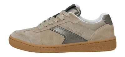 Baskets Marc O'Polo Femme Court W 4B Taupe/Metallic