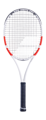 Test Tennisracket Babolat Pure Strike 16/19 White Red Black (Onbespannen)