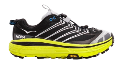 HOKA Men Mafate Three2 Black / Hoka Citrus