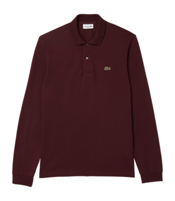 Polo Lacoste Men L1312 Longsleeve Classic Fit Expresso