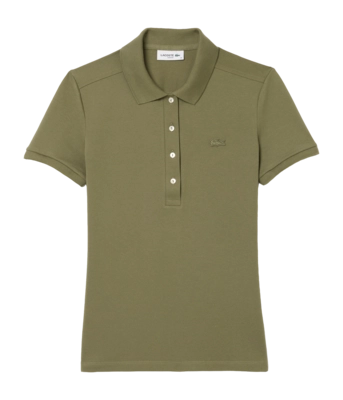 Polo Lacoste Women PF5462 Slim Fit Khaki