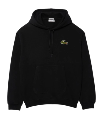 Hoodie Lacoste Unisex SH2754 Loose Fit Black