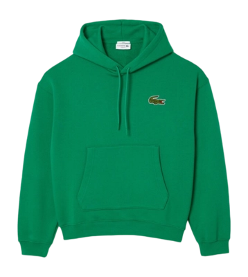 Hoodie Lacoste Unisex SH2754 Loose Fit Fluorine Green