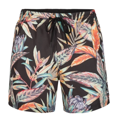 Zwembroek O'Neill Men Mix & Match Cali Print 15 inch Black Tropicana