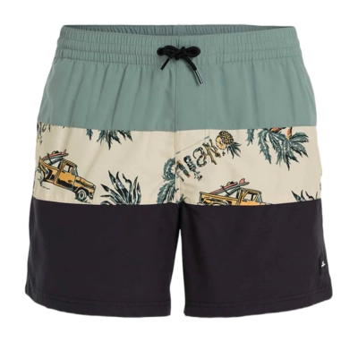 Zwembroek O'Neill Men Mix & Match Cali Block 15 inch Beige Venice Beach