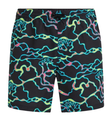 Swimming Trunks O'Neill Men Jack O'Neill Cali Crazy 16 inch Black Ocean View