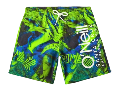 Swimming Trunks O'Neill Boys Cali Crazy 14 inch Blue Crazy Jack