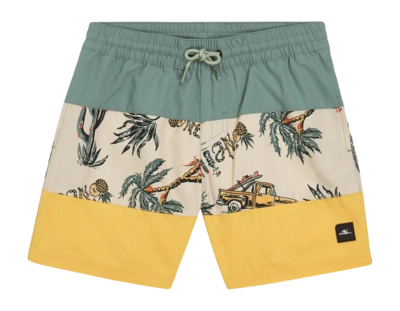 Swimming Trunks O'Neill Boys Mix & Match Cali Block 13 inch Beige Venice Beach