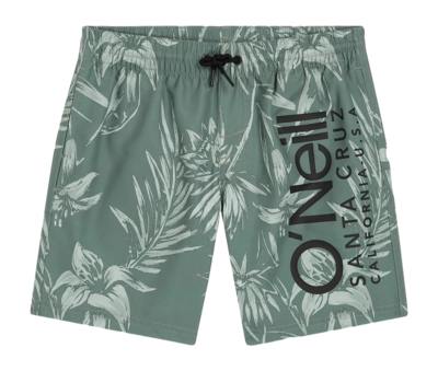Maillot de Bain O'Neill Boys Mix & Match Cali Floral 14 inch Green Tonal Tropicana