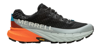 Trail Running Shoes Merrell Men Agility Peak 5 GTX Black Tangerine