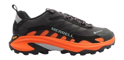 Chaussures de Randonnée Merrell Men Moab Speed 2 Gtx Black Orange