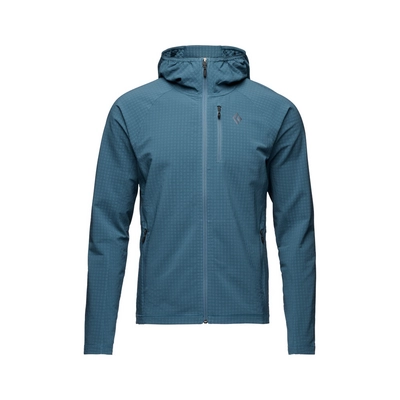 Jacket Black Diamond Men Coefficient Storm FZ Hoody Creek Blue