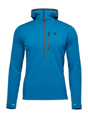 Jumper Black Diamond Men Coefficient QZ Hoody Kingfisher