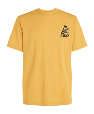 T-Shirt O'Neill Homme Hybrid Logo Polygiene Golden Haze