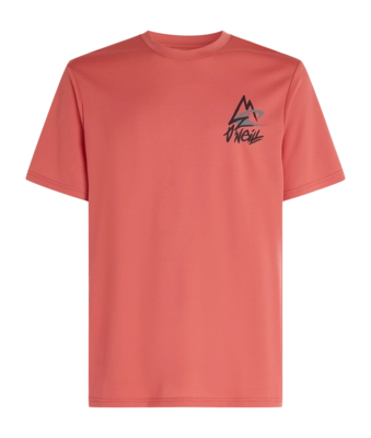 T-Shirt O'Neill Homme Logo Hybride Polygiene Red Orcher