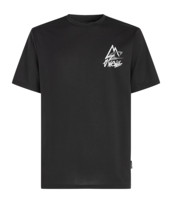 T-Shirt O'Neill Homme Hybrid Logo Polygiene Black Out