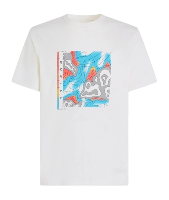 T-Shirt O'Neill Homme Trvlr Series Pacific Polygiene Snow White