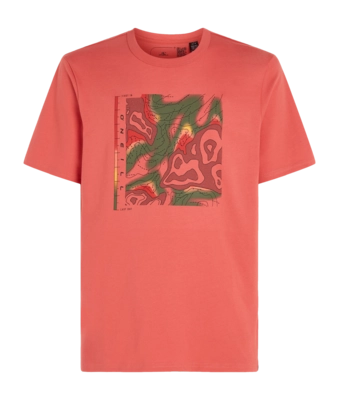 T-Shirt O'Neill Trvlr Series Pacific Polygiene Herren Red Orcher