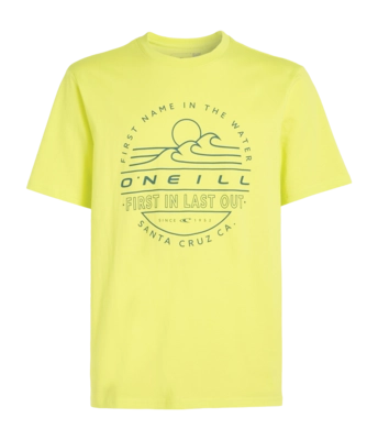T-Shirt O'Neill Jack Muir Herren Neon Yellow