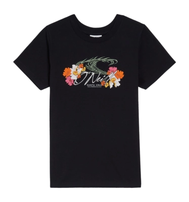 T-Shirt O'Neill Fille Sefa Graphic Black Out