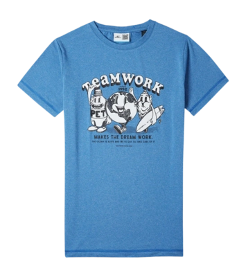 T-Shirt O'Neill Boys Hybrid Teamwork Princess Blue