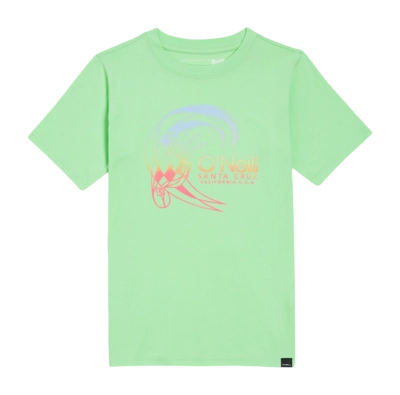 T-Shirt O'Neill Garçon Circle Surfer Neon Green