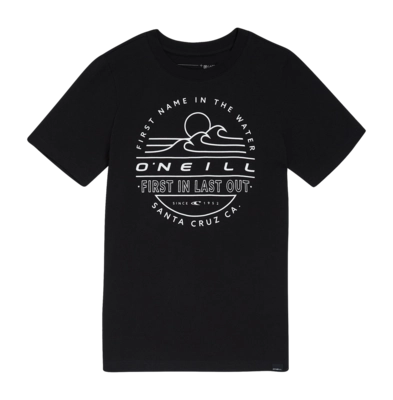 T-shirt O'Neill Garçon Jack Muir Black Out