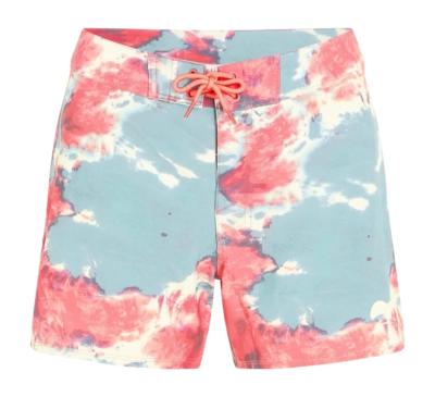 Maillot de Bain O'Neill Women Wow 14 inch Swim Shorts Pink Ice Cube Tie Dye
