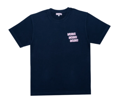 T-Shirt Bisous Men Bisous Men X3 Navy