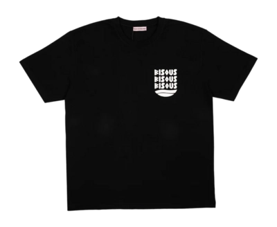 T-Shirt Bisous Men Cap D'agde Black
