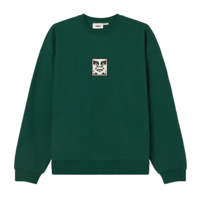 Crewneck Obey Men Icon Extra Heavy Crew II Rain Forest