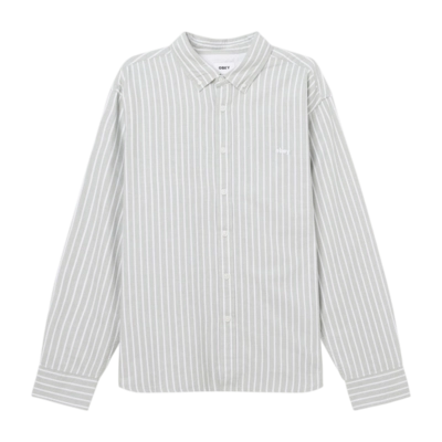 Shirt Obey Men Rowena Woven Lily Pad Multi