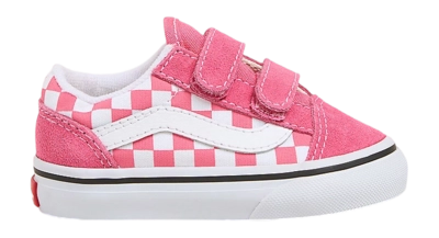 Sneaker Vans Old Skool V Kinder Color Theory Checkerboard Honeysuckle