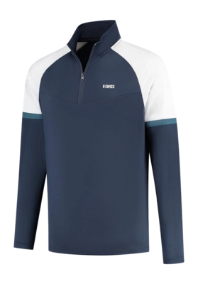 Tennisshirt K-Swiss Men Hypercourt Long Sleeve 4 Peacoat White
