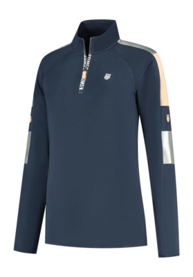 T-shirt de Tennis K-Swiss Women Hypercourt Long Sleeve 4 Peacoat