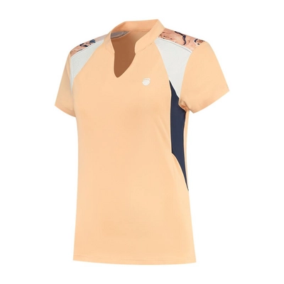 Tennisshirt K-Swiss Women Hypercourt Advantage Tee 3 Peach Fuzz